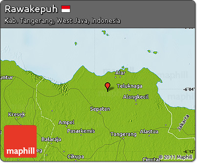 Physical Map of Rawakepuh