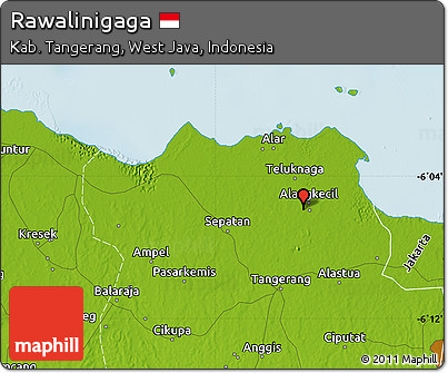 Physical Map of Rawalinigaga