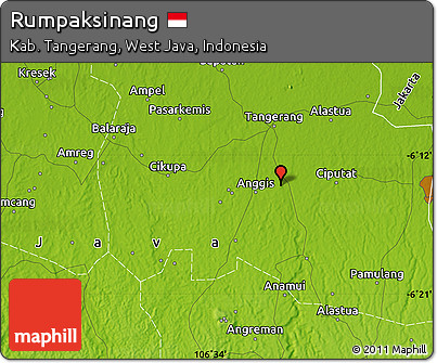 Physical Map of Rumpaksinang
