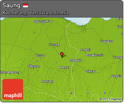 Physical Map of Saung