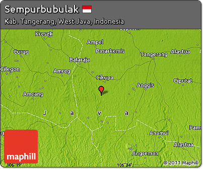 Physical Map of Sempurbubulak
