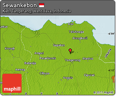 Physical Map of Sewankebon
