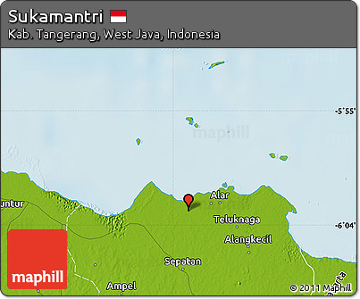 Physical Map of Sukamantri