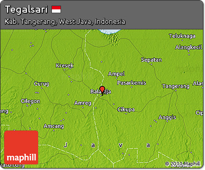 Physical Map of Tegalsari