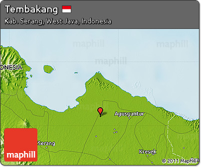Physical Map of Tembakang