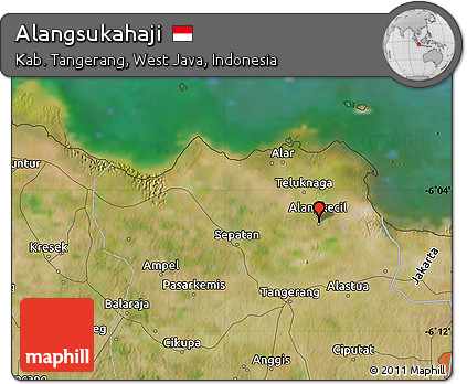 Satellite Map of Alangsukahaji