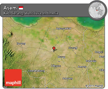 Satellite Map of Asem