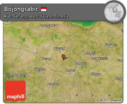Satellite Map of Bojongsabit