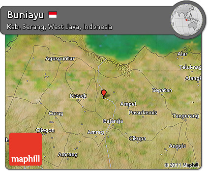 Satellite Map of Buniayu