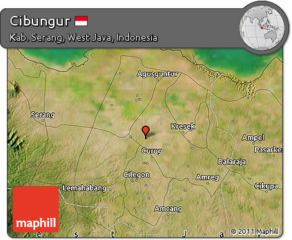 Satellite Map of Cibungur
