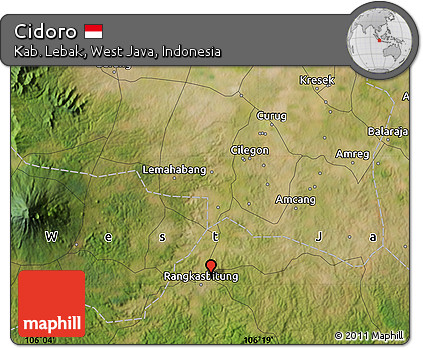 Satellite Map of Cidoro