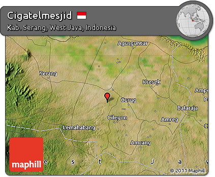Satellite Map of Cigatelmesjid