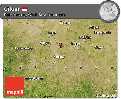 Satellite Map of Ciluar