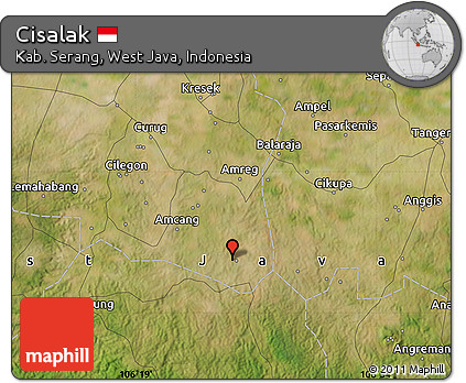 Satellite Map of Cisalak
