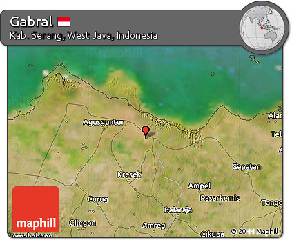 Satellite Map of Gabral