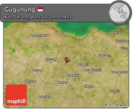 Satellite Map of Gugunung