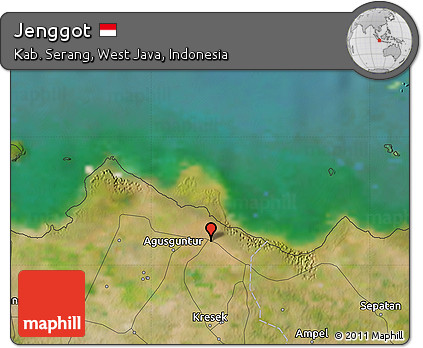Satellite Map of Jenggot
