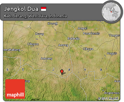 Satellite Map of Jengkol Dua
