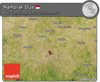 Satellite Map of Namprak Dua