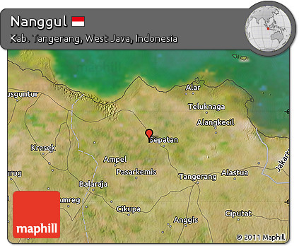 Satellite Map of Nanggul