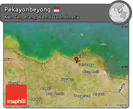 Satellite Map of Pekayonbeyong