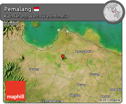 Satellite Map of Pemalang