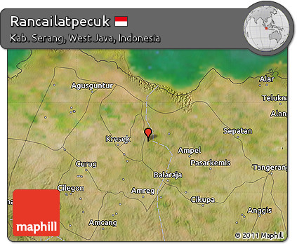 Satellite Map of Rancailatpecuk