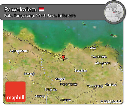 Satellite Map of Rawakalem