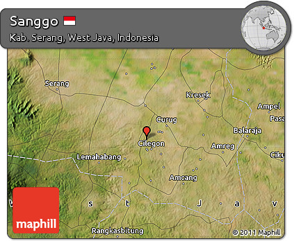 Satellite Map of Sanggo