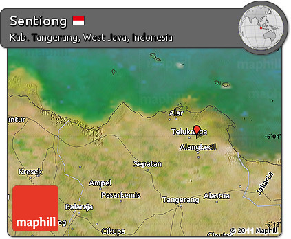Satellite Map of Sentiong