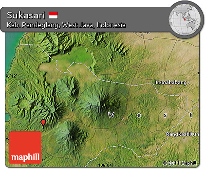 Satellite Map of Sukasari