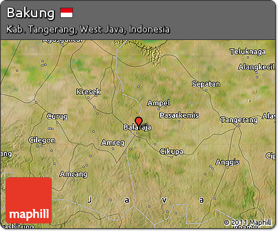 Satellite Map of Bakung