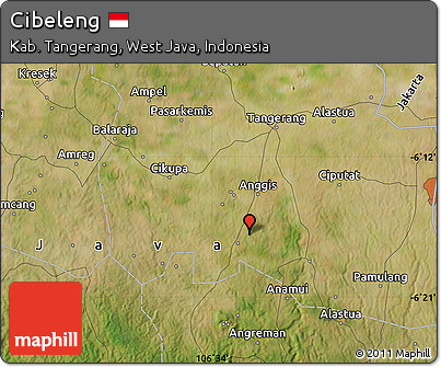 Satellite Map of Cibeleng