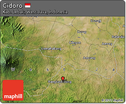 Satellite Map of Cidoro