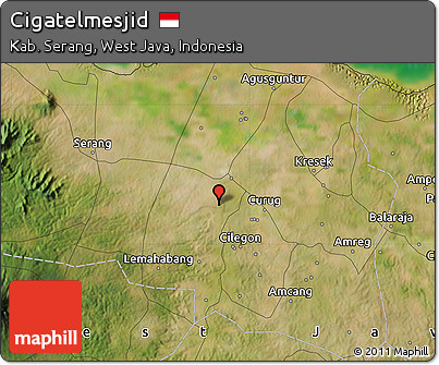 Satellite Map of Cigatelmesjid
