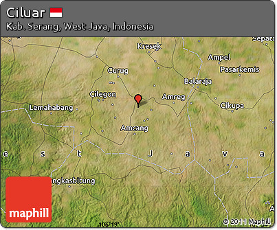 Satellite Map of Ciluar