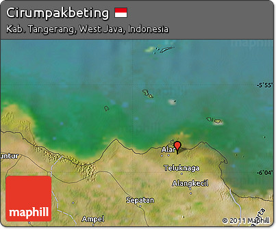 Satellite Map of Cirumpakbeting