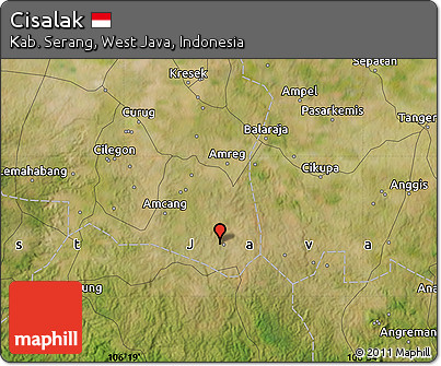 Satellite Map of Cisalak