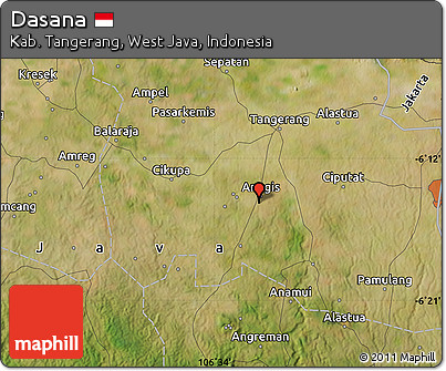 Satellite Map of Dasana