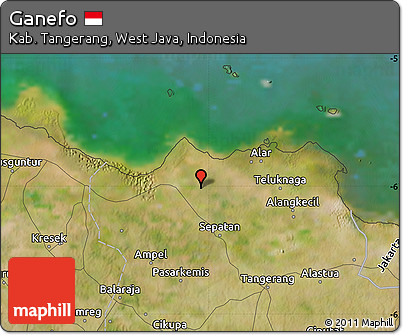 Satellite Map of Ganefo
