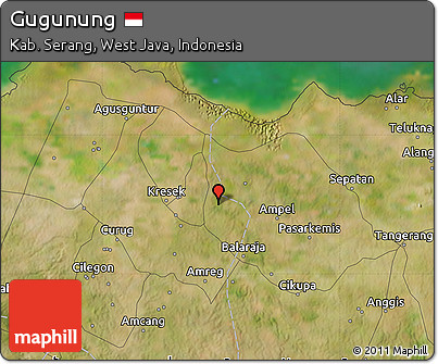 Satellite Map of Gugunung