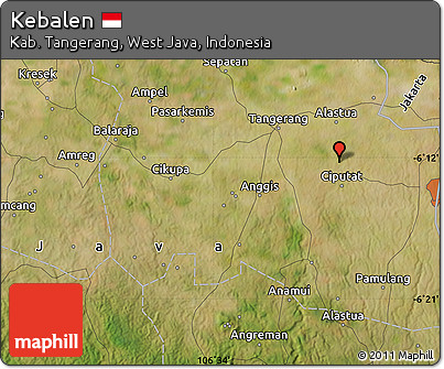 Satellite Map of Kebalen