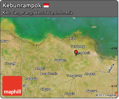Satellite Map of Kebunrampok