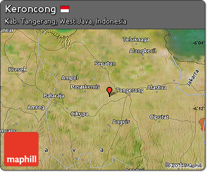 Satellite Map of Keroncong