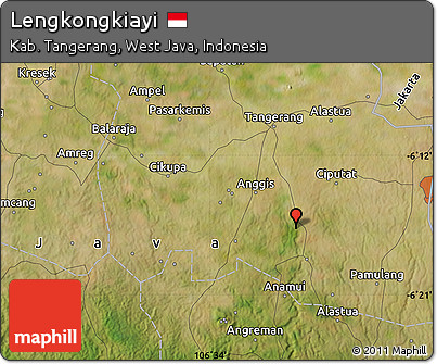 Satellite Map of Lengkongkiayi
