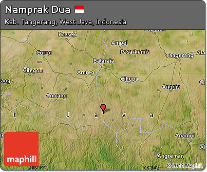 Satellite Map of Namprak Dua