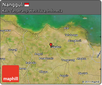 Satellite Map of Nanggul