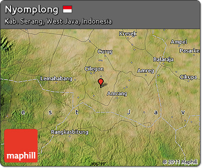 Satellite Map of Nyomplong