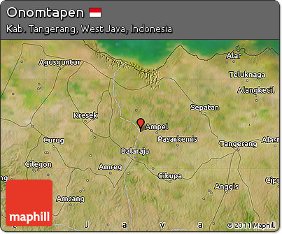 Satellite Map of Onomtapen