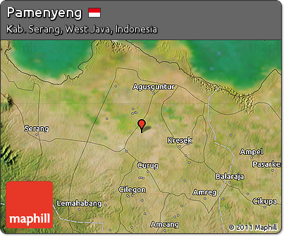 Satellite Map of Pamenyeng